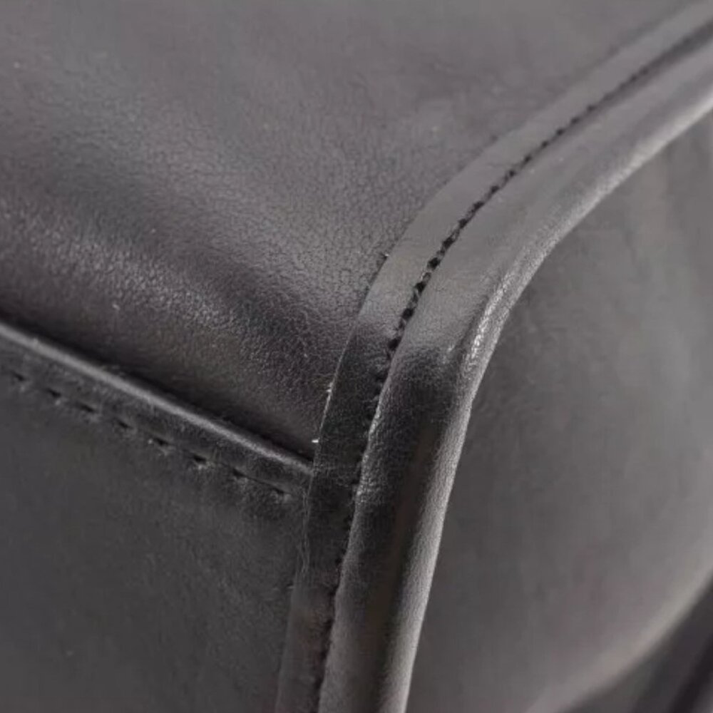 773228BU (L3) Coach Hand Bag 2 Way Black Leather - Picture 9 of 12